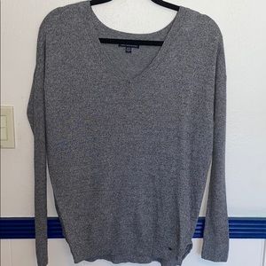 Grey long sleeve sweater